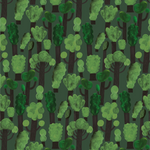 Aniek Bartels Meet me at the Wall bomen behang natuur behang kinderkamer groen jongenskamer babykamer