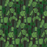 Aniek Bartels Meet me at the Wall bomen behang natuur behang kinderkamer groen jongenskamer babykamer