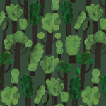 Aniek Bartels Meet me at the Wall bomen behang natuur behang kinderkamer groen jongenskamer babykamer