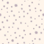 Joelle Wehkamp x Meet me at the wall sterren behang starry night voor de kinderkamer meisjeskamer  babykamer lila