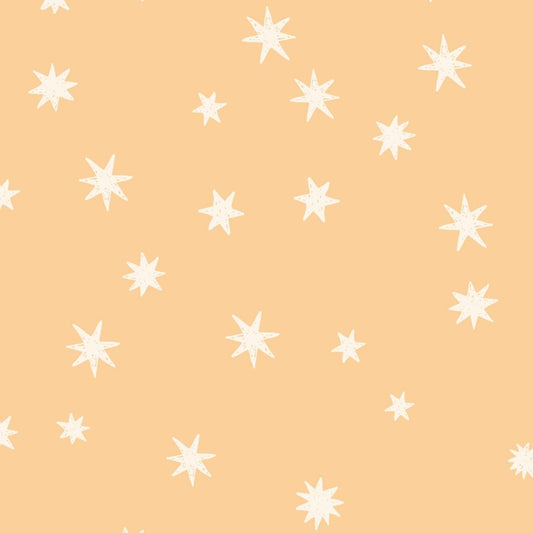 Joelle Wehkamp x Meet me at the wall sterren behang starry night voor de kinderkamer meisjeskamer  babykamer buttercup geel