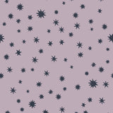 Joelle Wehkamp x Meet me at the wall sterren behang starry night voor de kinderkamer meisjeskamer  babykamer lila 