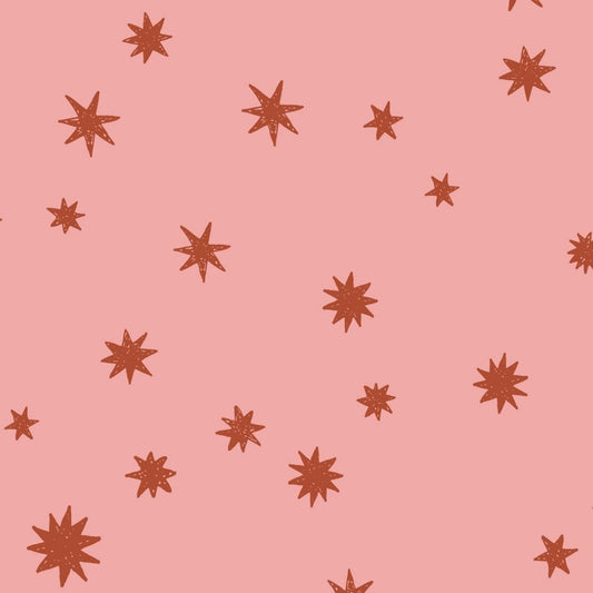 Joelle Wehkamp x Meet me at the wall sterren behang starry night voor de kinderkamer meisjeskamer  babykamer pink roze
