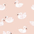 Joelle Wehkamp x Meet me at the wall Swans zwanen dierenbehang voor de kinderkamer meisjeskamer roze