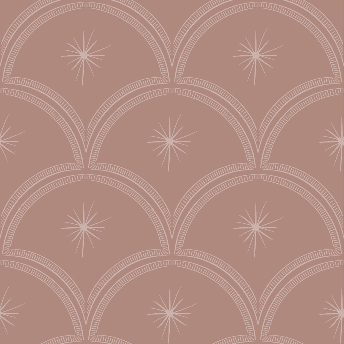 Little Amour Magic Arches boogjes behang voor babykamer kinderkamer meisjeskamer blush roze