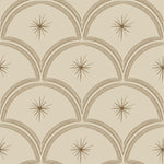 Little Amour Magic Arches boogjes behang voor babykamer neutrale kinderkamer meisjeskamer zand  beige