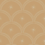Little Amour Magic Arches boogjes behang voor babykamer neutrale kinderkamer meisjeskamer oker
