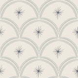 Little Amour Magic Arches boogjes behang voor babykamer neutrale kinderkamer meisjeskamer blauw