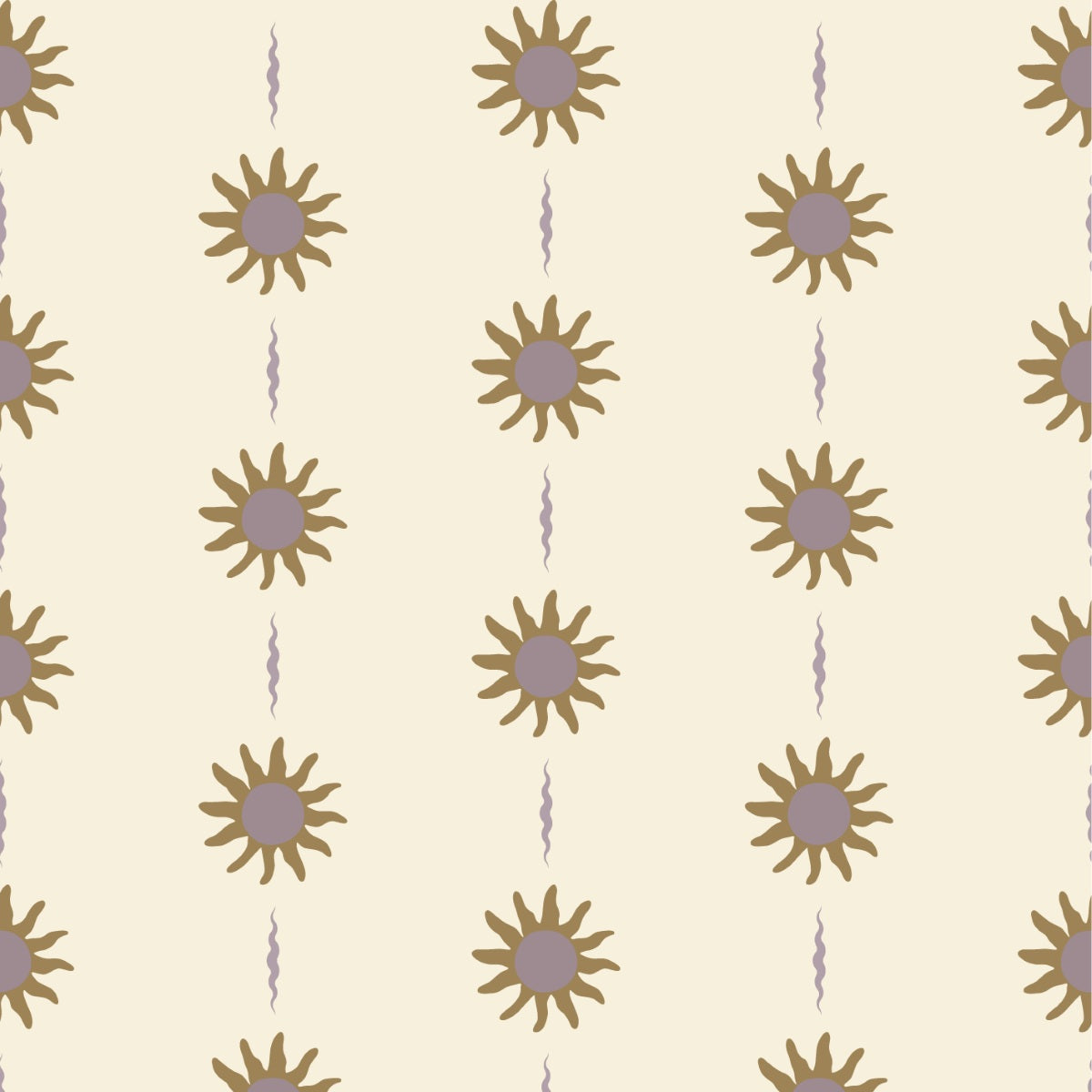 Zonnen behang kinderkamer little amour sunny days mauve meisjeskamer babykamer tienerkamer