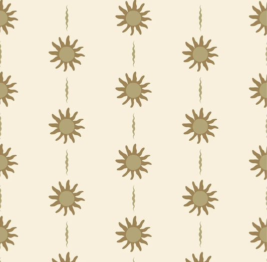Little Amour Sunny Days Olijfgroen zonnebehang voor kinderkamer meisjeskamer babykamer 