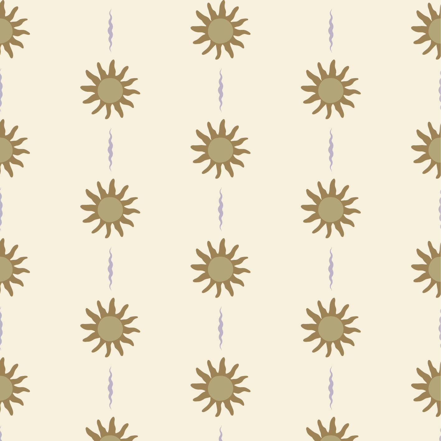 Zonnen behang Sunny Days Little Amour voor de kinderkamer meisjeskamer babykamer tienerkamer zand beige