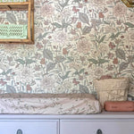 Little Amour Floral Spring bloemenbehang voor de kinderkamer creme