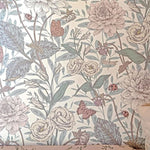 Little Amour Floral Spring bloemenbehang voor de kinderkamer creme