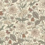 Little Amour Floral Spring bloemenbehang voor de kinderkamer creme