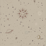 Little Amour ruimte behang voor de kinderkamer space stars groen