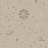 Little Amour ruimte behang voor de kinderkamer space stars groen