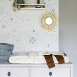 Little Amour ruimte behang voor de kinderkamer space stars wit