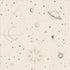 Little Amour ruimte behang voor de kinderkamer space stars wit