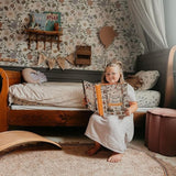 lila bloemenbehang kinderkamer nova flowers little amour