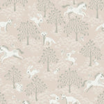 Littlephant behang voor de meisjeskamer en babykamer roze fairytale fox