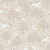 Littlephant behang voor de meisjeskamer en babykamer roze fairytale fox