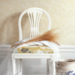 Littlephant meadow behang voor de neutrale kinderkamer en babykamer okergeel honey yellow