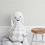 Littlephant meadow behang voor de neutrale kinderkamer en babykamer lichtgrijs light grey 1473