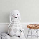 Littlephant meadow behang voor de neutrale kinderkamer en babykamer lichtgrijs light grey 1473