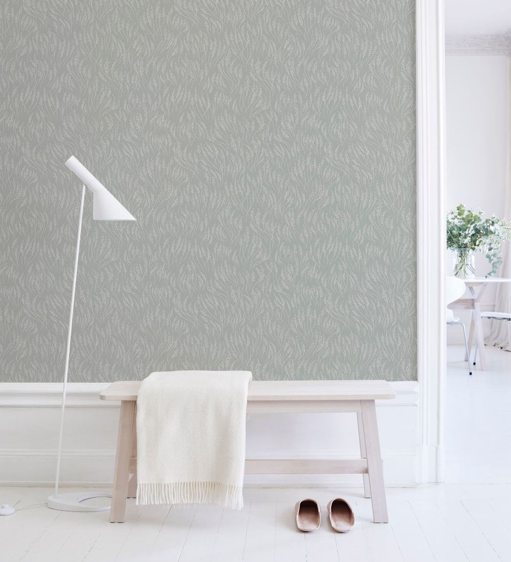 Littlephant meadow behang voor de neutrale kinderkamer en babykamer blauw mid blue 1474