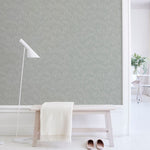 Littlephant meadow behang voor de neutrale kinderkamer en babykamer blauw mid blue 1474