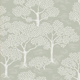 Littlephant behang wallpaper voor de kinderkamer kidsroom neutraal sage green groen