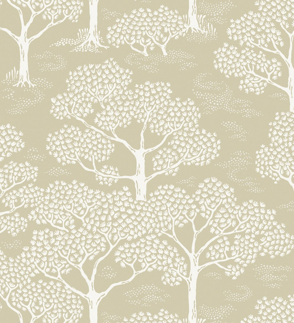 Littlephant behang wallpaper voor de kinderkamer kidsroom neutraal rye yellow oker