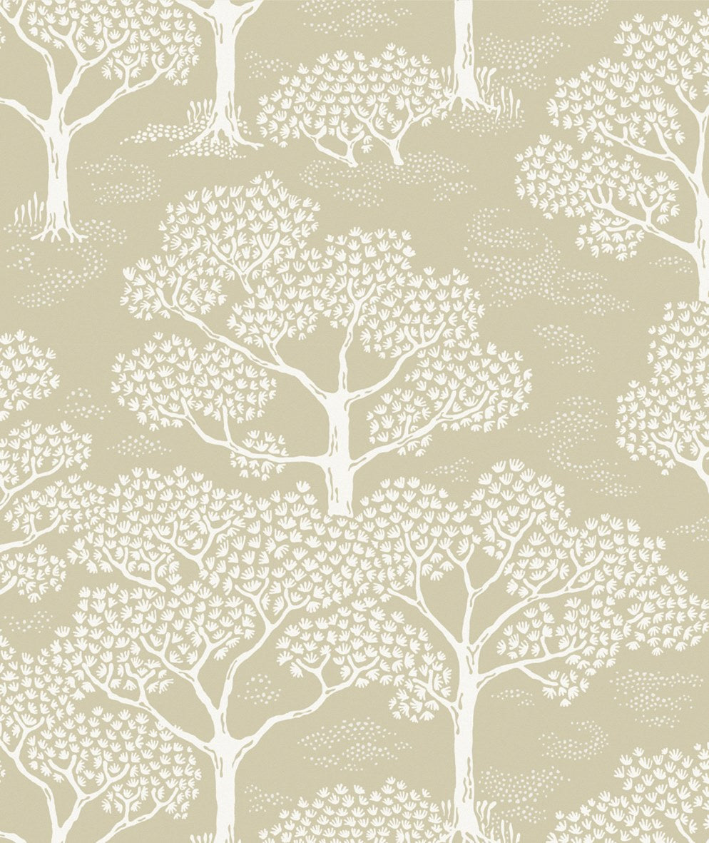 Littlephant behang wallpaper voor de kinderkamer kidsroom neutraal rye yellow oker