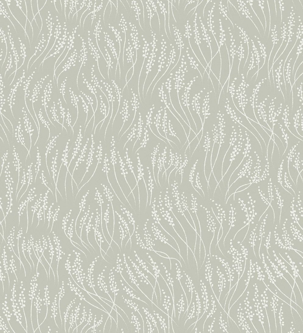 Littlephant meadow behang voor de neutrale kinderkamer en babykamer lichtgroen sage green 1570
