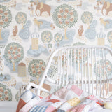 Jardin de la vie littlephant behang voor de kinderkamer kleur multi
