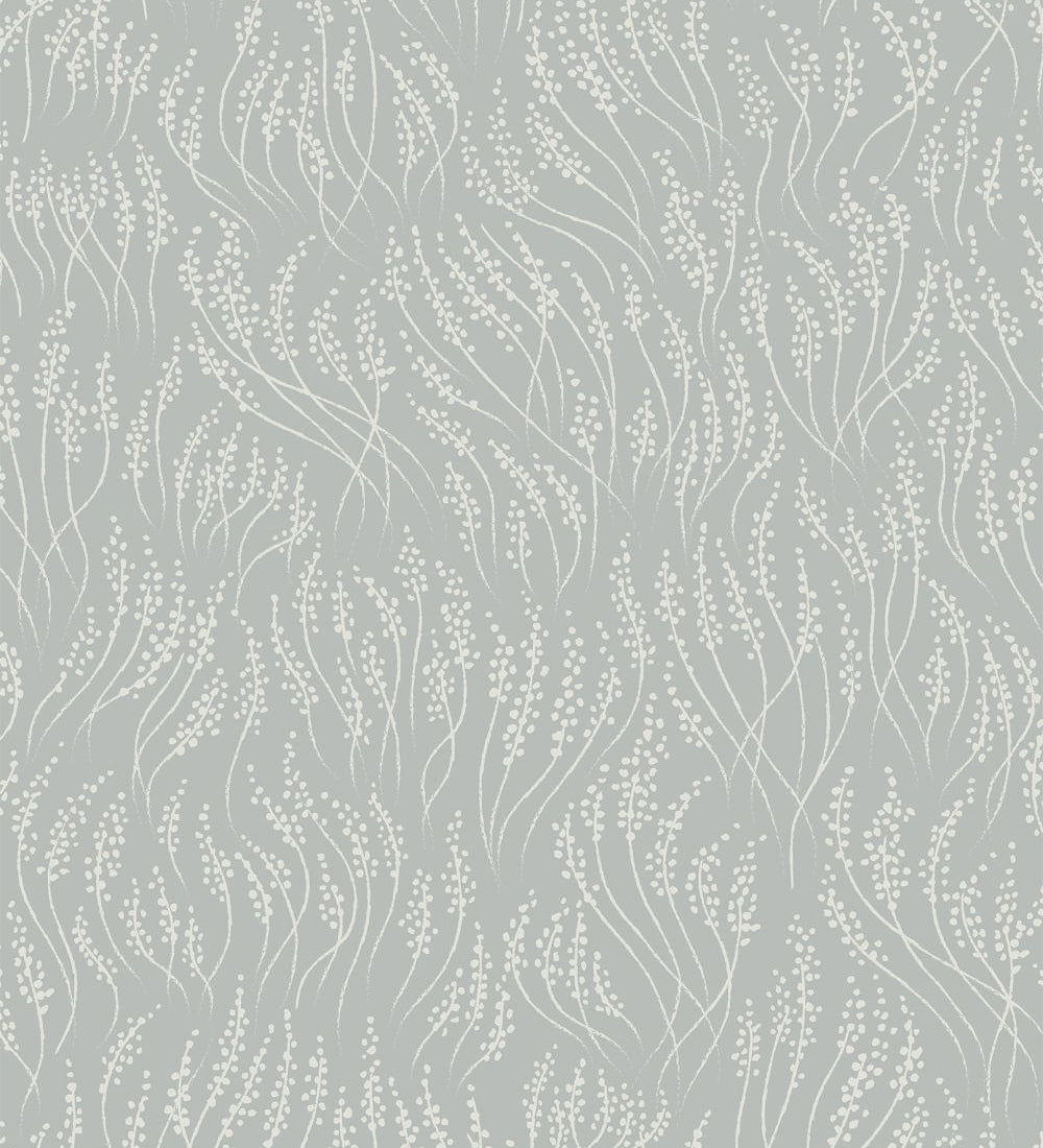 Littlephant meadow behang voor de neutrale kinderkamer en babykamer blauw mid blue 1474