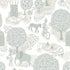 Jardin de la vie littlephant behang voor de kinderkamer kleur blauw