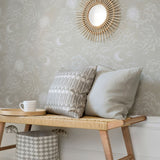 Littlephant Happy Cloud kinderbehang babykamer kinderkamer neutraal beige