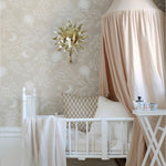 Littlephant Happy Cloud kinderbehang babykamer kinderkamer neutraal terra roze