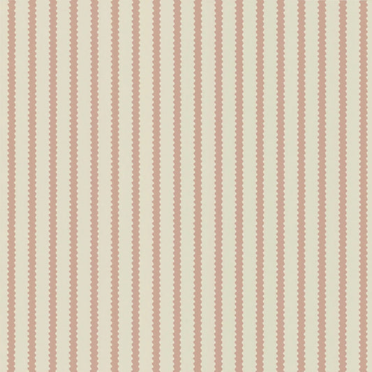 Langelid von Bromssen strepen behang meisjeskamer oudroze urnt rose