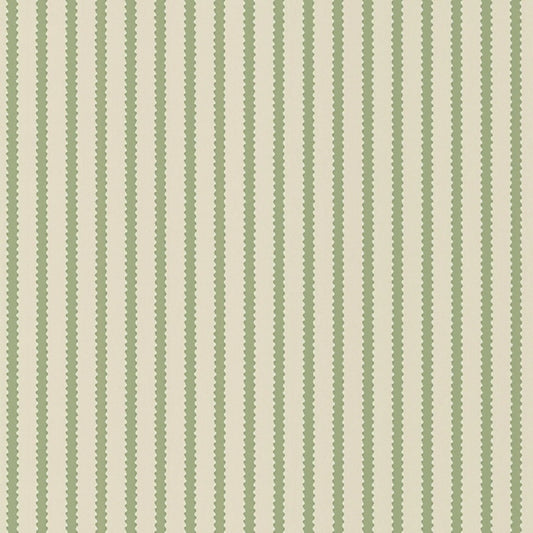 Langelid Von Brommsen olive olijfgroen strepen behang voor de kinderkamer