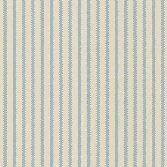 Langelid von Bromssen strepen behang neutrale kinderkamer meisjeskamer jongenskamer faded denim blauw