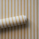 Långelid/von Brömssen Wallpaper Stitched Stripe - Mustard