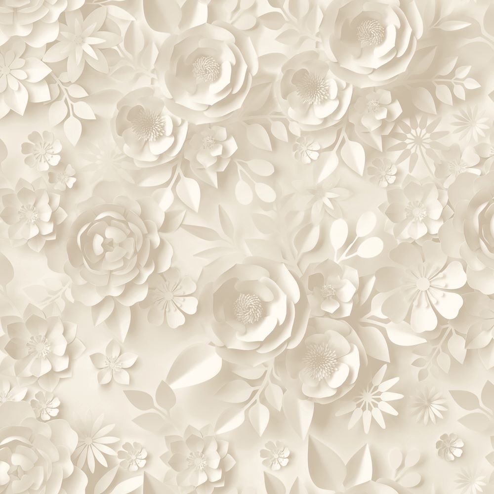 Dutch Wallcoverings rozen behang voor de kinderkamer meisjeskamer creme M446-07