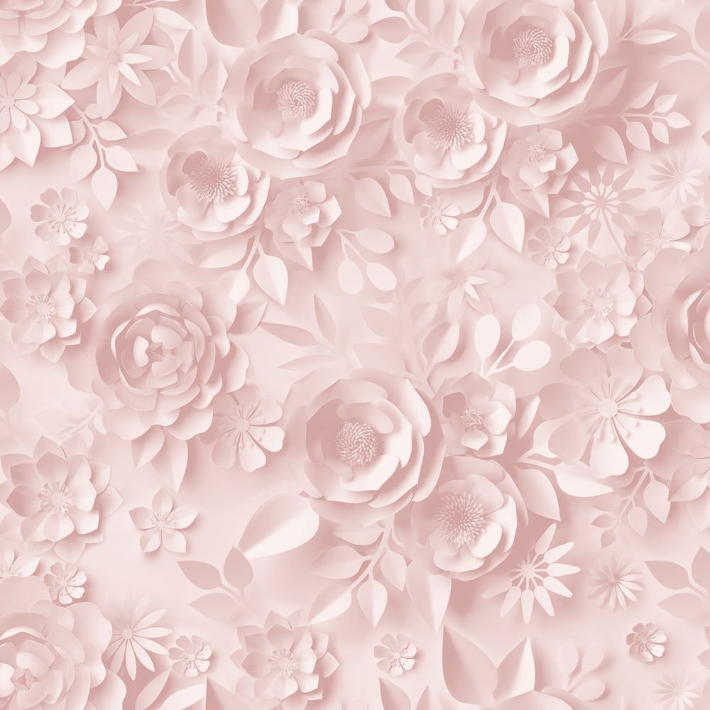 Dutch Wallcoverings rozen behang voor de kinderkamer meisjeskamer roze M446-03