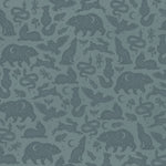 (Bos)dieren behang voor de kinderkamer jongenskamer blauw starlight creative lab amsterdam