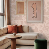 Dierenbehang voor meisjeskamer en babykamer starlight van creative lab amsterdam roze