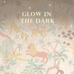 Majvillan Jungle Glow Jungle behang voor de kinderkamer glow in the dark. Beige 155-01