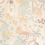 Majvillan Jungle Glow Jungle behang voor de kinderkamer met lichtgevend effect. Beige 155-01