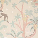 Majvillan Jungle Glow Jungle behang voor de kinderkamer glow in the dark. Beige 155-01